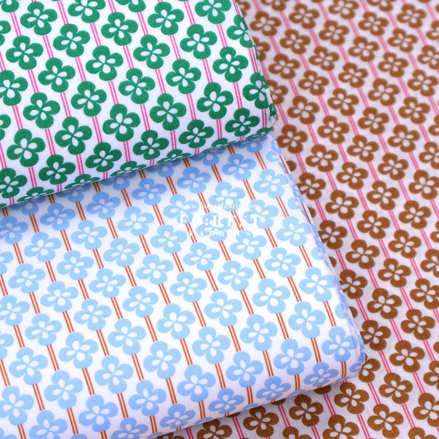 Liberty of London (Tana Lawn™ Cotton Fabric) - Clover Fiflds - FO:REST Fabric 布恩堂Liberty fabrictana lawnjapanese fabricykk zipper