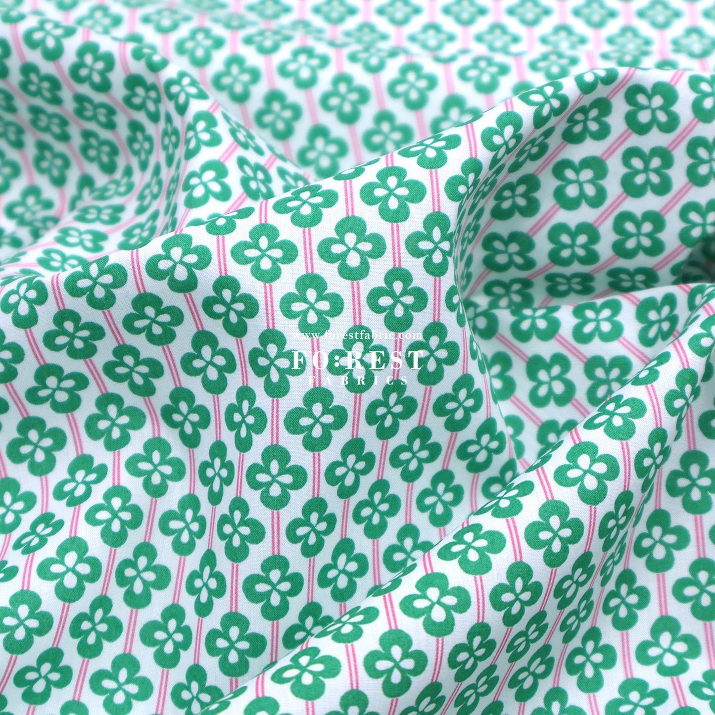Liberty of London (Tana Lawn™ Cotton Fabric) - Clover Fiflds - FO:REST Fabric 布恩堂Liberty fabrictana lawnjapanese fabricykk zipper