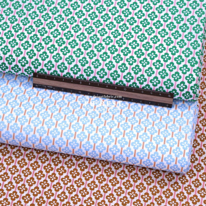 Liberty of London (Tana Lawn™ Cotton Fabric) - Clover Fiflds - FO:REST Fabric 布恩堂Liberty fabrictana lawnjapanese fabricykk zipper