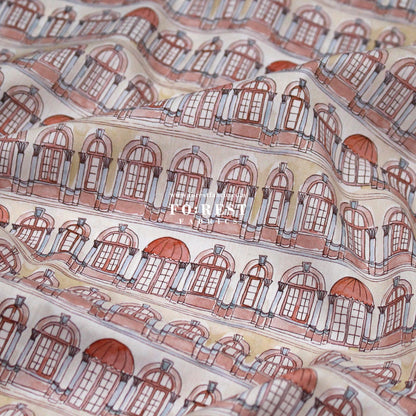 Liberty of London (Tana Lawn™ Cotton Fabric) - Colonial Arches - FO:REST Fabric 布恩堂Liberty fabrictana lawnjapanese fabricykk zipper