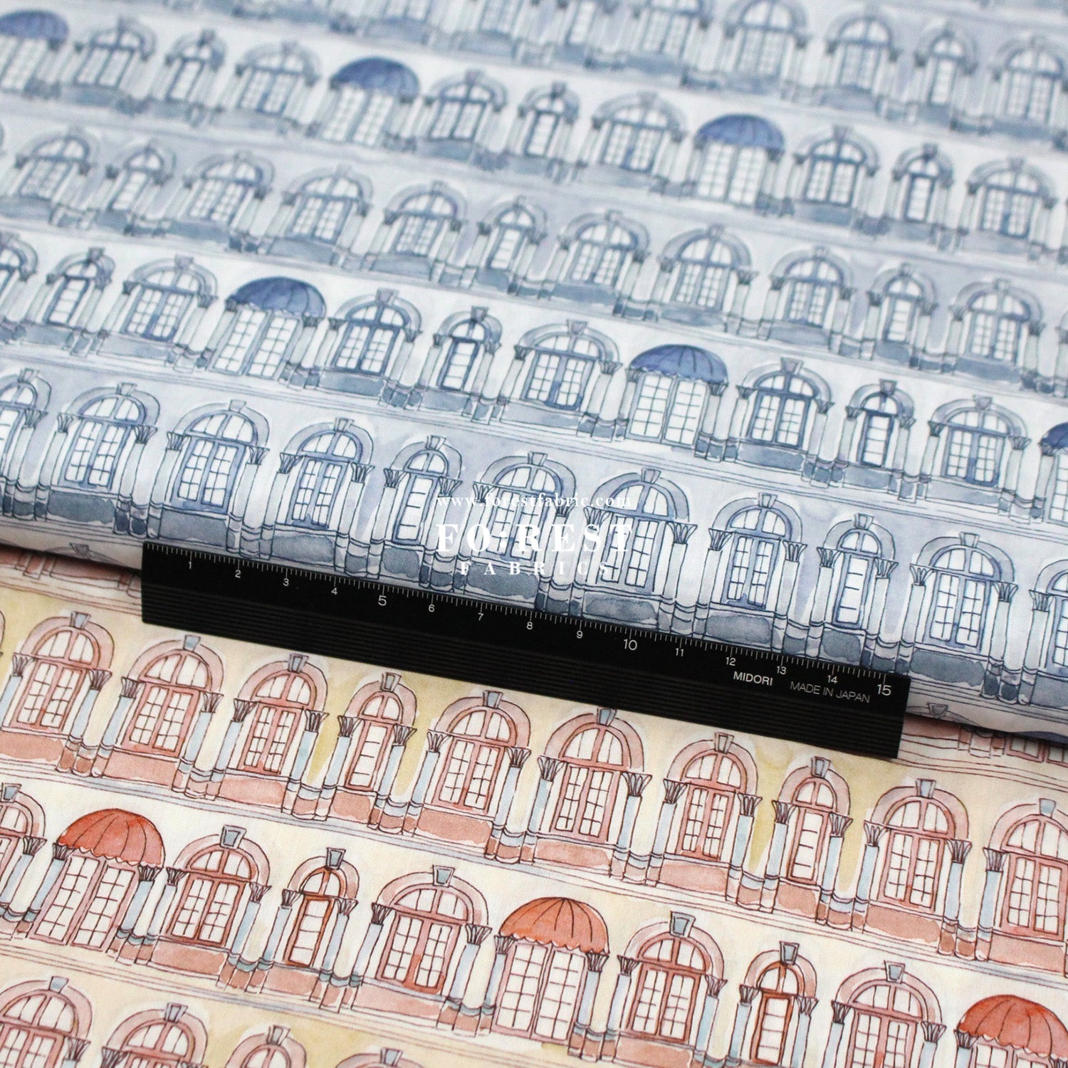 Liberty of London (Tana Lawn™ Cotton Fabric) - Colonial Arches - FO:REST Fabric 布恩堂Liberty fabrictana lawnjapanese fabricykk zipper