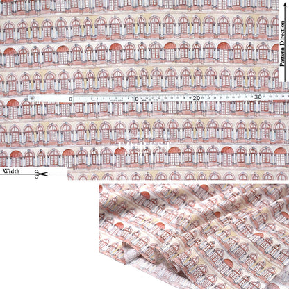 Liberty of London (Tana Lawn™ Cotton Fabric) - Colonial Arches - FO:REST Fabric 布恩堂Liberty fabrictana lawnjapanese fabricykk zipper