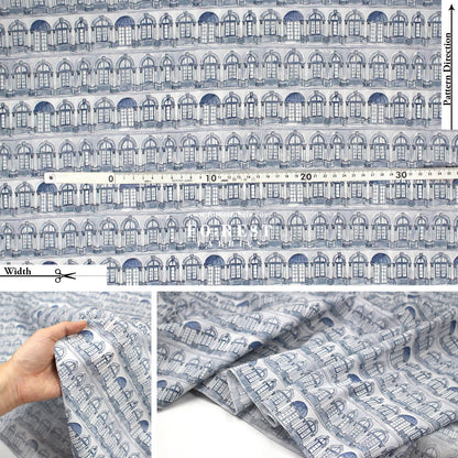 Liberty of London (Tana Lawn™ Cotton Fabric) - Colonial Arches - FO:REST Fabric 布恩堂Liberty fabrictana lawnjapanese fabricykk zipper