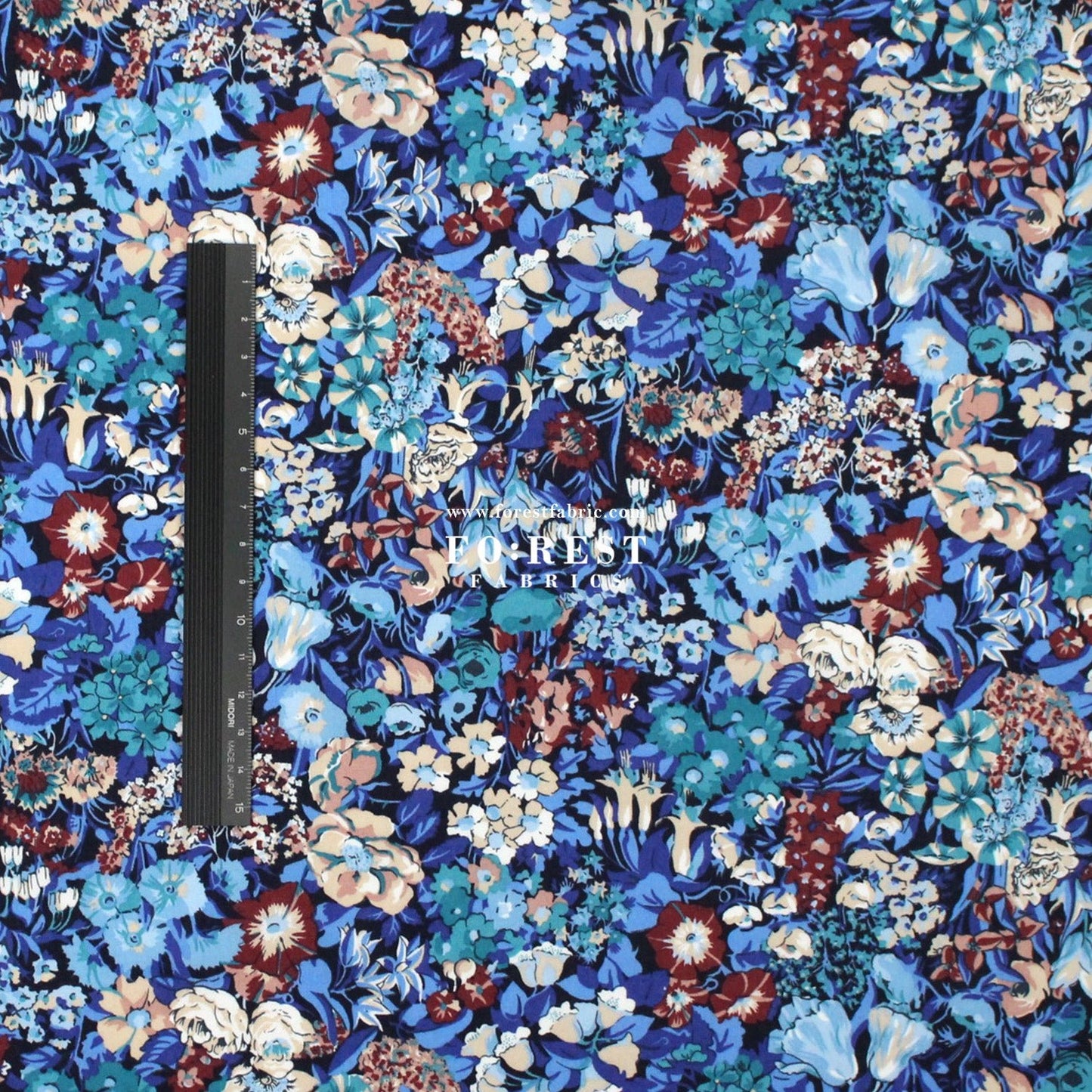 Liberty of London (Tana Lawn™ Cotton Fabric) - Cottage Garden - FO:REST Fabric 布恩堂Liberty fabrictana lawnjapanese fabricykk zipper