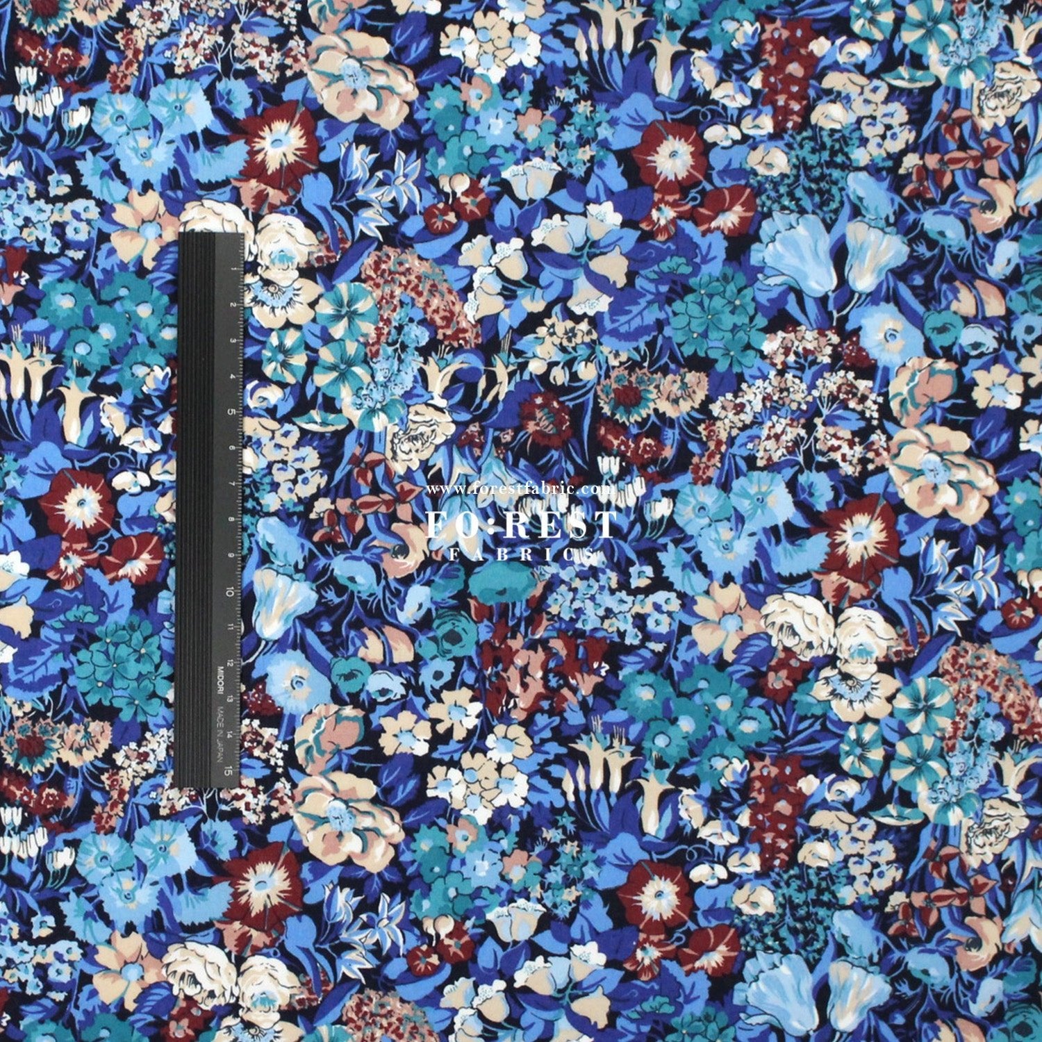Liberty of London (Tana Lawn™ Cotton Fabric) - Cottage Garden - FO:REST Fabric 布恩堂Liberty fabrictana lawnjapanese fabricykk zipper