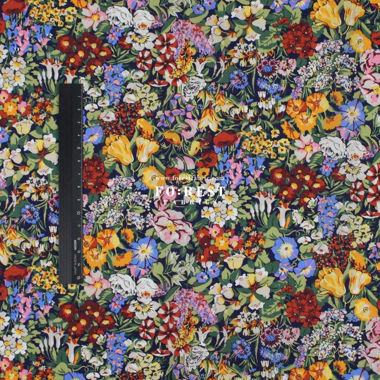 Liberty of London (Tana Lawn™ Cotton Fabric) - Cottage Garden - FO:REST Fabric 布恩堂Liberty fabrictana lawnjapanese fabricykk zipper