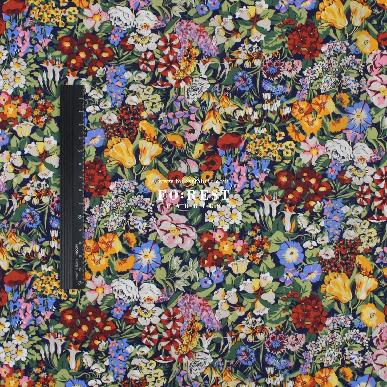 Liberty of London (Tana Lawn™ Cotton Fabric) - Cottage Garden - FO:REST Fabric 布恩堂Liberty fabrictana lawnjapanese fabricykk zipper