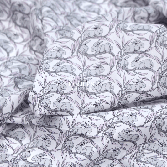 Liberty of London (Tana Lawn® Cotton Fabric) - Cotton Tail - FO:REST Fabric 布恩堂Liberty fabrictana lawnjapanese fabricykk zipper