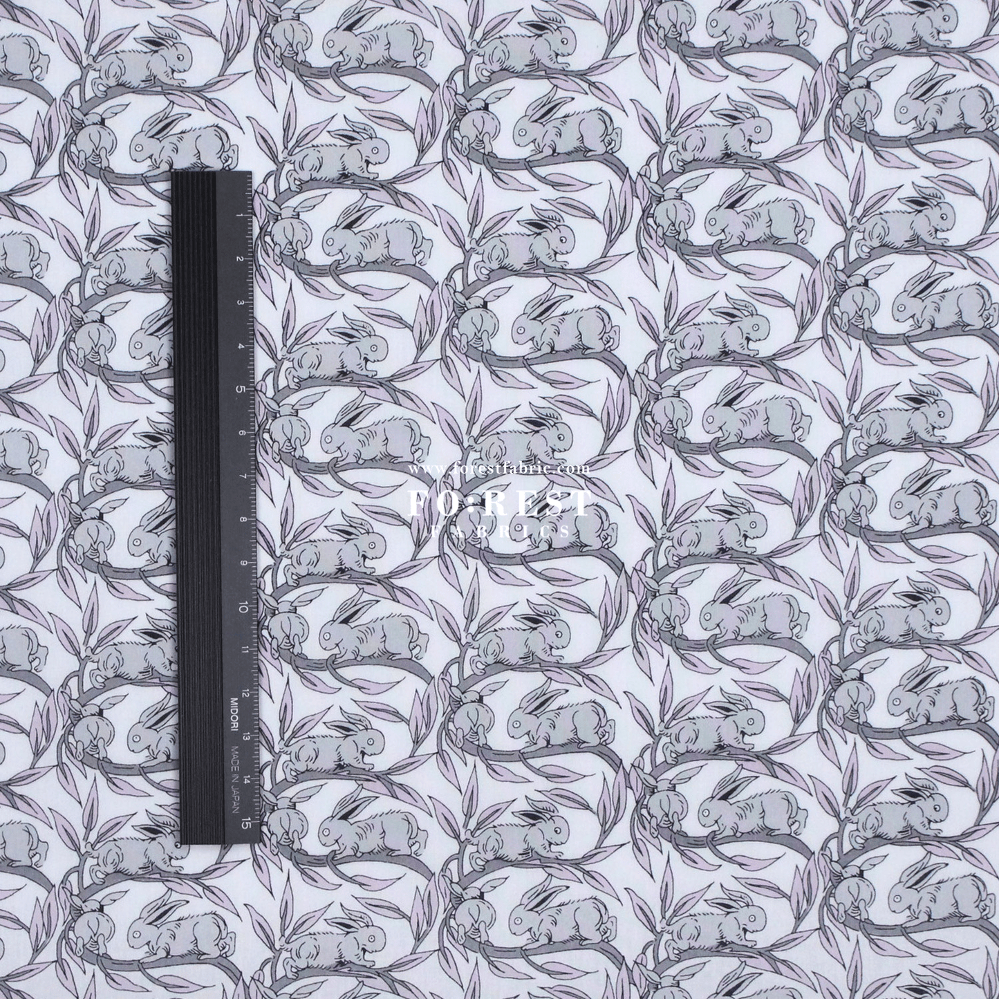 Liberty of London (Tana Lawn® Cotton Fabric) - Cotton Tail - FO:REST Fabric 布恩堂Liberty fabrictana lawnjapanese fabricykk zipper