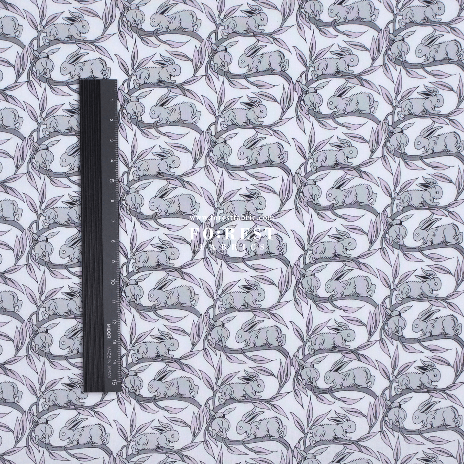 Liberty of London (Tana Lawn® Cotton Fabric) - Cotton Tail - FO:REST Fabric 布恩堂Liberty fabrictana lawnjapanese fabricykk zipper