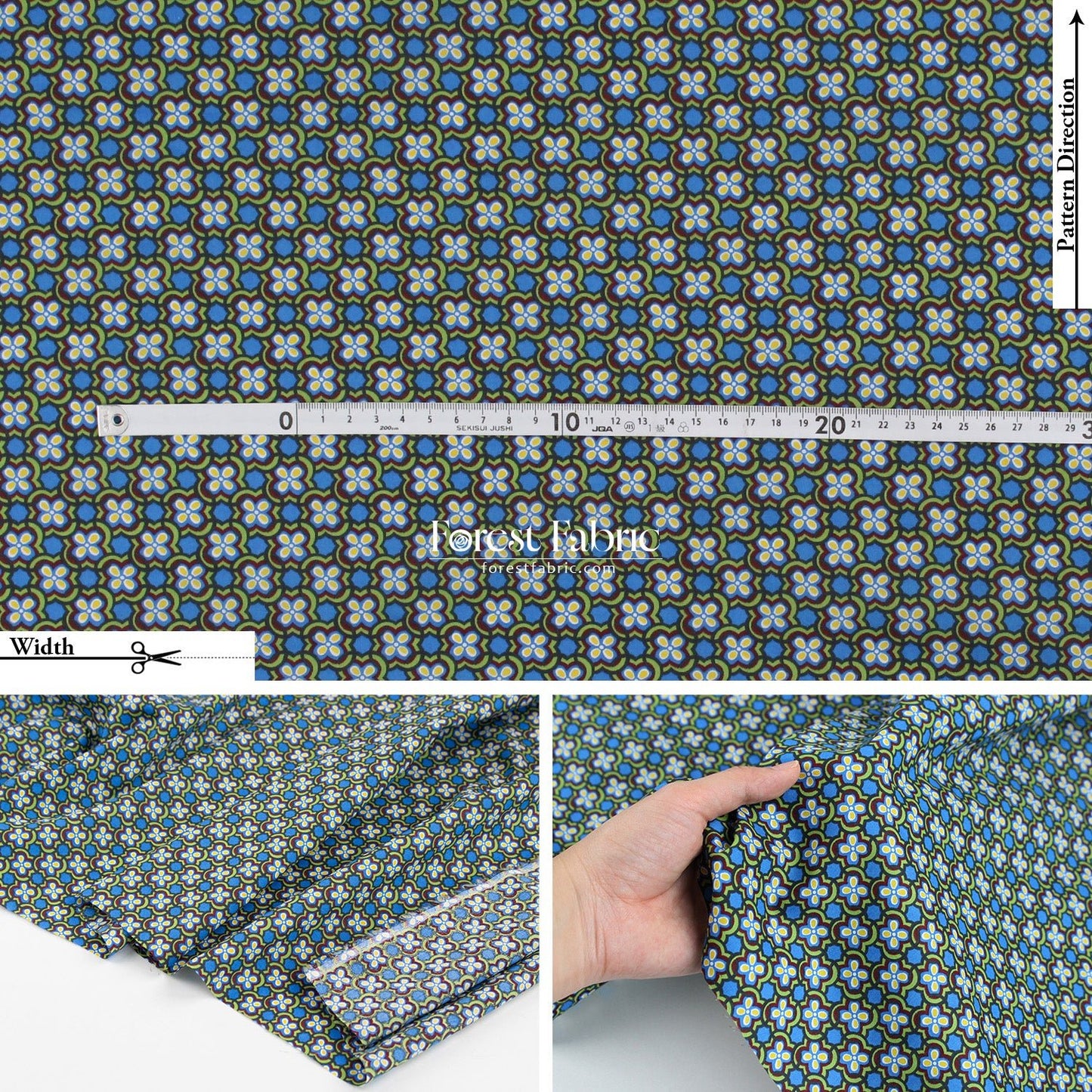 Liberty of London (Tana Lawn™ Cotton Fabric) - Daisy Link - FO:REST Fabric 布恩堂Liberty fabrictana lawnjapanese fabricykk zipper