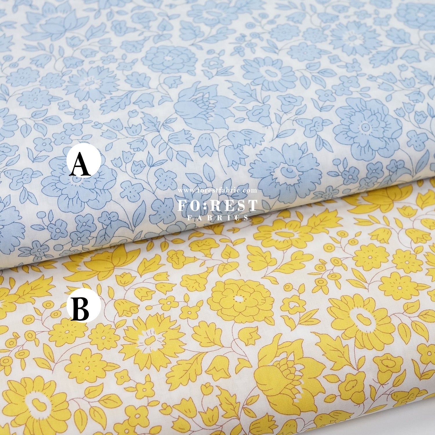 Liberty of London (Tana Lawn™ Cotton Fabric) - Danjo Sky - FO:REST Fabric 布恩堂Liberty fabrictana lawnjapanese fabricykk zipper