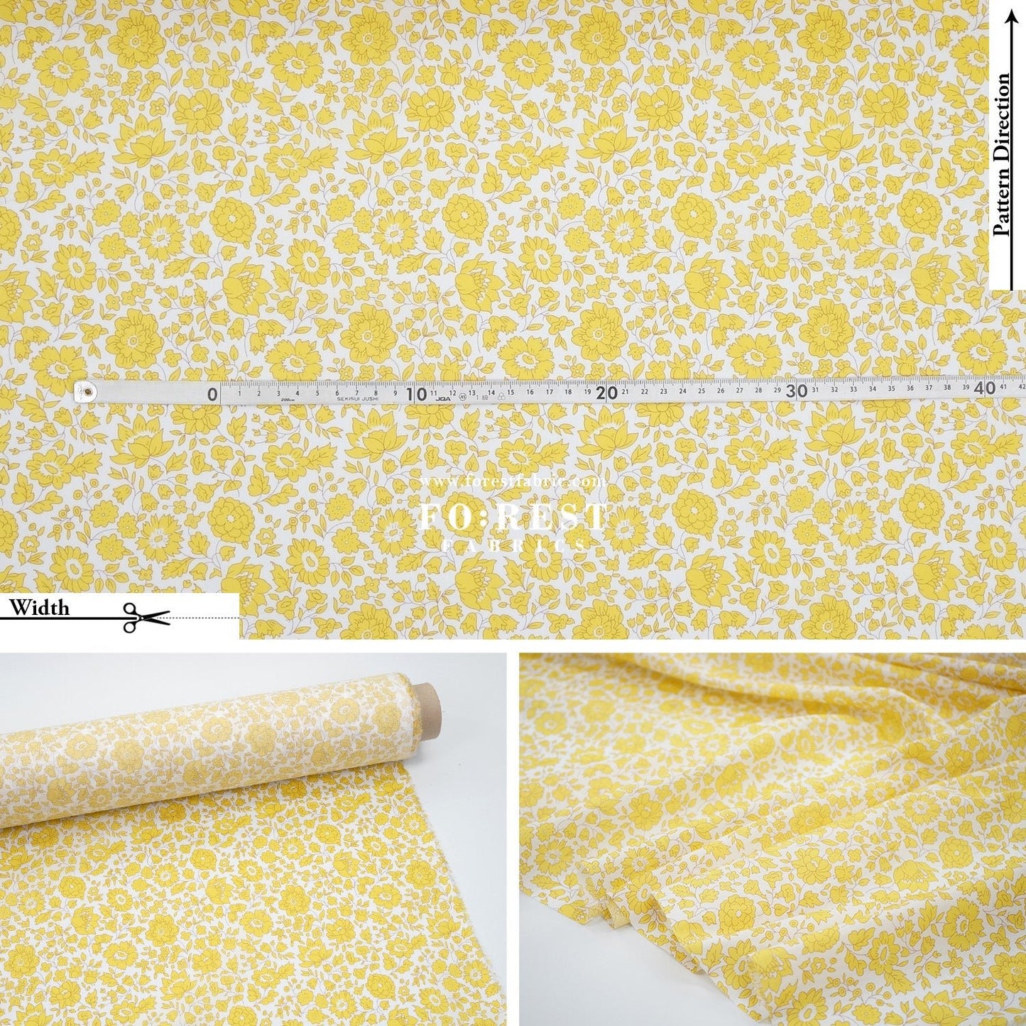 Liberty of London (Tana Lawn™ Cotton Fabric) - Danjo Sky - FO:REST Fabric 布恩堂Liberty fabrictana lawnjapanese fabricykk zipper