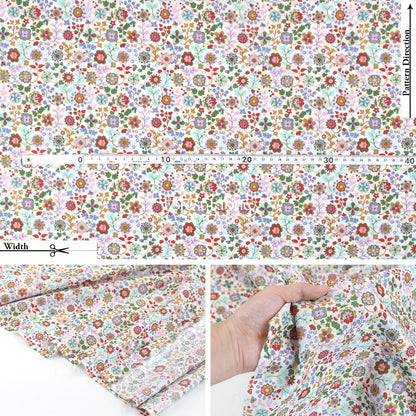 Liberty of London (Tana Lawn™ Cotton Fabric) - Dasha Floral - FO:REST Fabric 布恩堂Liberty fabrictana lawnjapanese fabricykk zipper