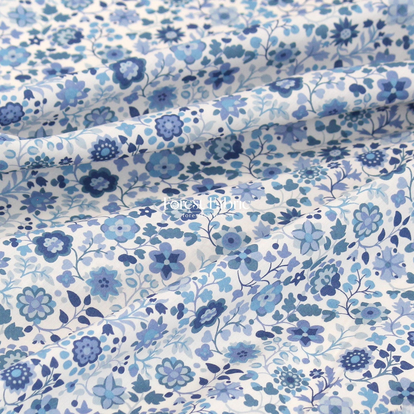 Liberty of London (Tana Lawn™ Cotton Fabric) - Dasha Floral - FO:REST Fabric 布恩堂Liberty fabrictana lawnjapanese fabricykk zipper