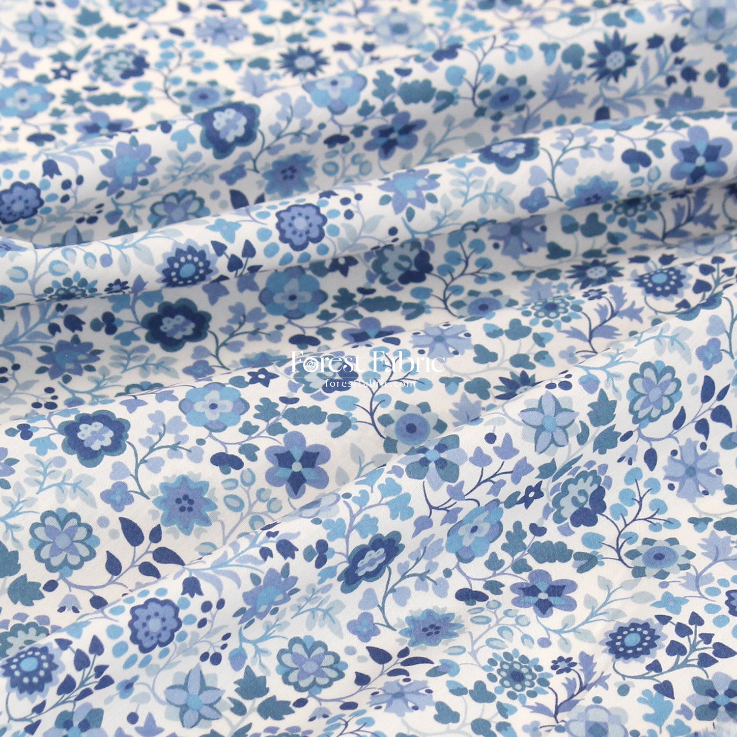 Liberty of London (Tana Lawn™ Cotton Fabric) - Dasha Floral - FO:REST Fabric 布恩堂Liberty fabrictana lawnjapanese fabricykk zipper