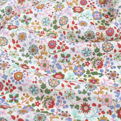 Liberty of London (Tana Lawn™ Cotton Fabric) - Dasha Floral - FO:REST Fabric 布恩堂Liberty fabrictana lawnjapanese fabricykk zipper