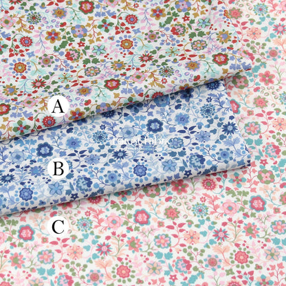 Liberty of London (Tana Lawn™ Cotton Fabric) - Dasha Floral - FO:REST Fabric 布恩堂Liberty fabrictana lawnjapanese fabricykk zipper