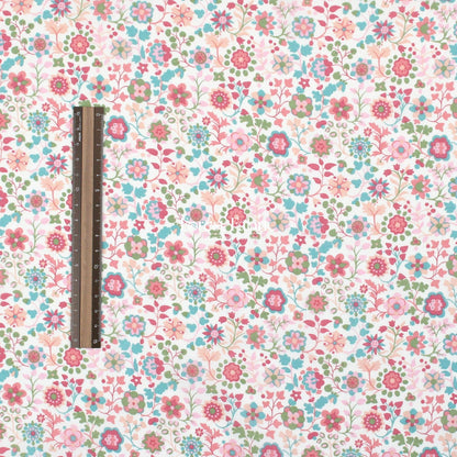 Liberty of London (Tana Lawn™ Cotton Fabric) - Dasha Floral - FO:REST Fabric 布恩堂Liberty fabrictana lawnjapanese fabricykk zipper