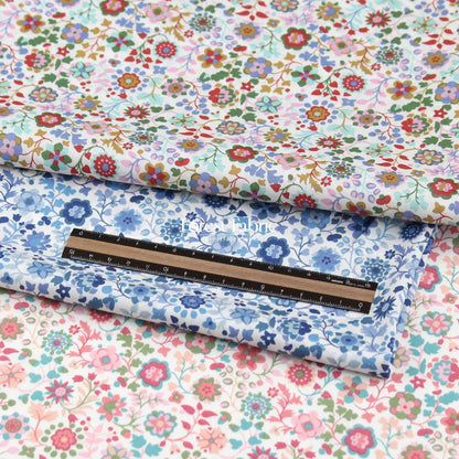 Liberty of London (Tana Lawn™ Cotton Fabric) - Dasha Floral - FO:REST Fabric 布恩堂Liberty fabrictana lawnjapanese fabricykk zipper