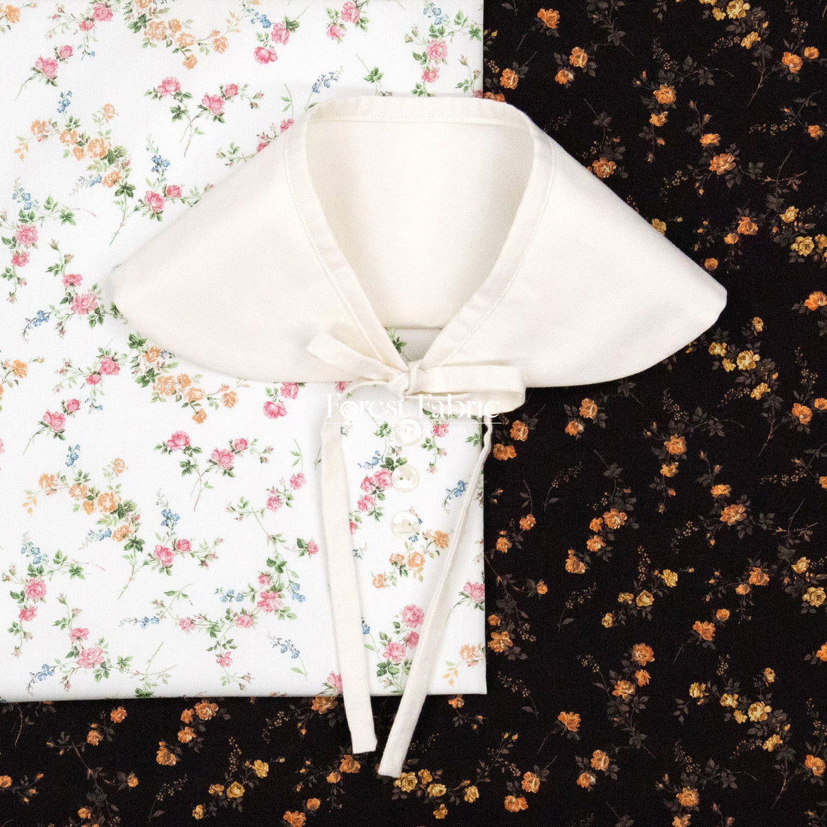 Liberty of London (Tana Lawn™ Cotton Fabric) - elizabeth - FO:REST Fabric 布恩堂Liberty fabrictana lawnjapanese fabricykk zipper