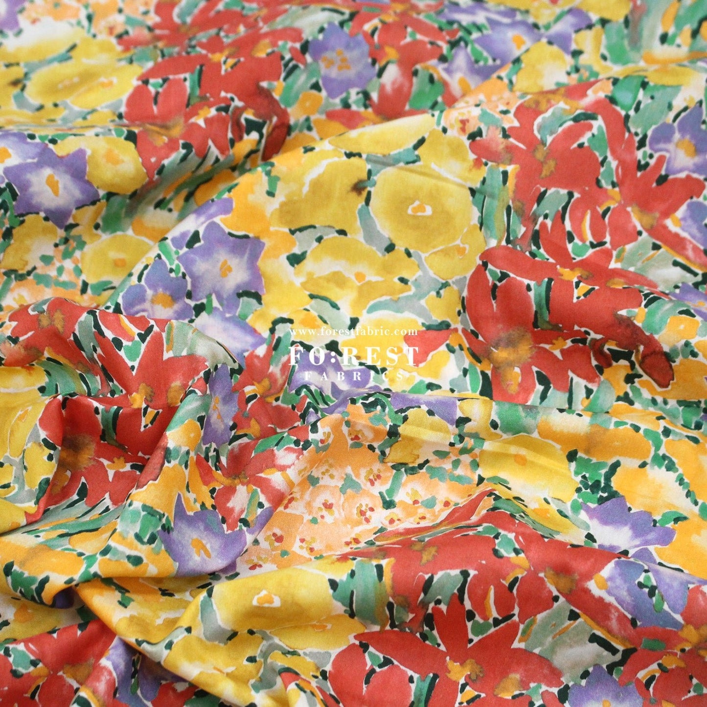 Liberty of London (Tana Lawn™ Cotton Fabric) - Ellis Garden - FO:REST Fabric 布恩堂Liberty fabrictana lawnjapanese fabricykk zipper