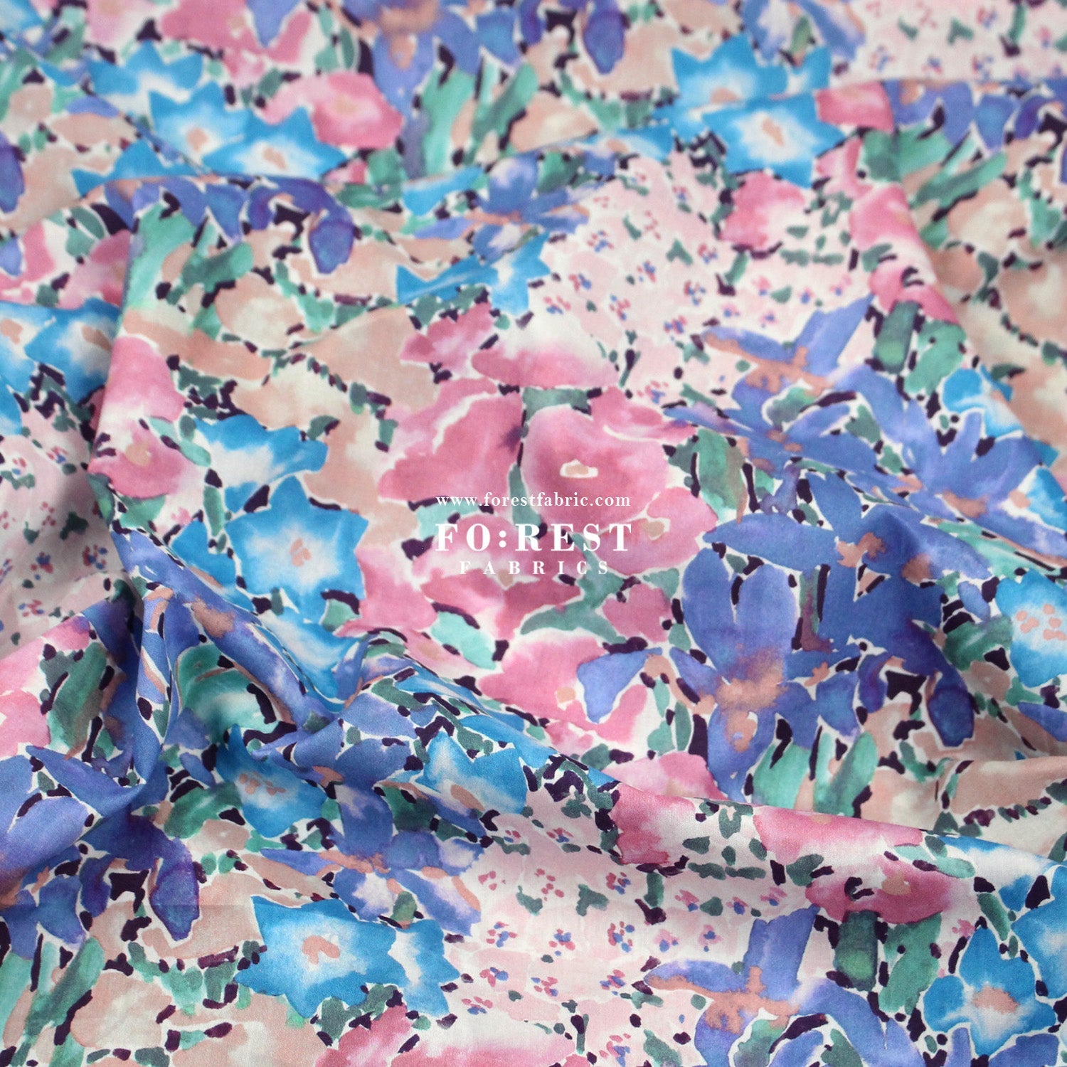 Liberty of London (Tana Lawn™ Cotton Fabric) - Ellis Garden - FO:REST Fabric 布恩堂Liberty fabrictana lawnjapanese fabricykk zipper
