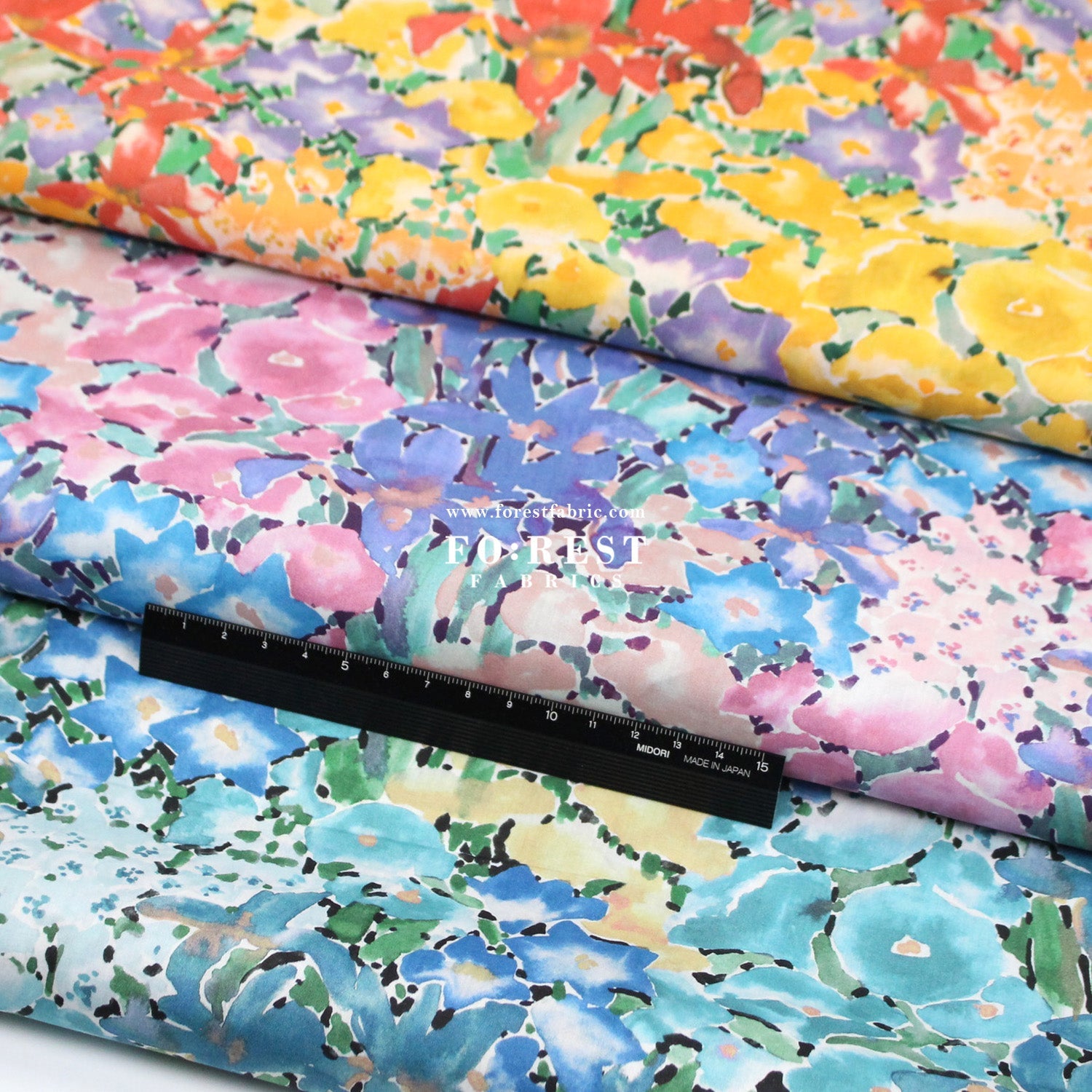 Liberty of London (Tana Lawn™ Cotton Fabric) - Ellis Garden - FO:REST Fabric 布恩堂Liberty fabrictana lawnjapanese fabricykk zipper