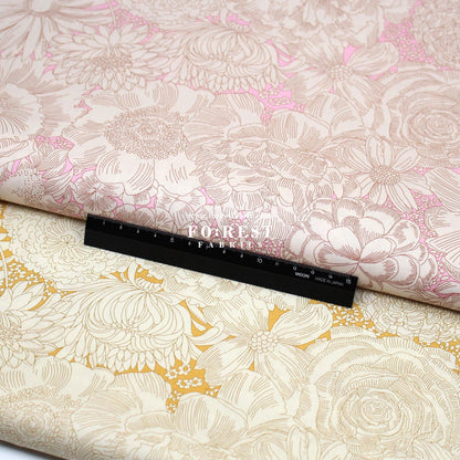 Liberty of London (Tana Lawn™ Cotton Fabric) - English Bloom - FO:REST Fabric 布恩堂Liberty fabrictana lawnjapanese fabricykk zipper