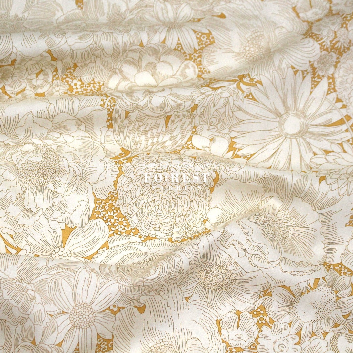 Liberty of London (Tana Lawn™ Cotton Fabric) - English Bloom - FO:REST Fabric 布恩堂Liberty fabrictana lawnjapanese fabricykk zipper
