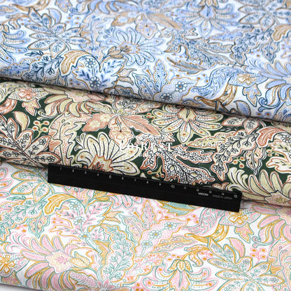 Liberty of London (Tana Lawn™ Cotton Fabric) - Enzo Antonio - FO:REST Fabric 布恩堂Liberty fabrictana lawnjapanese fabricykk zipper
