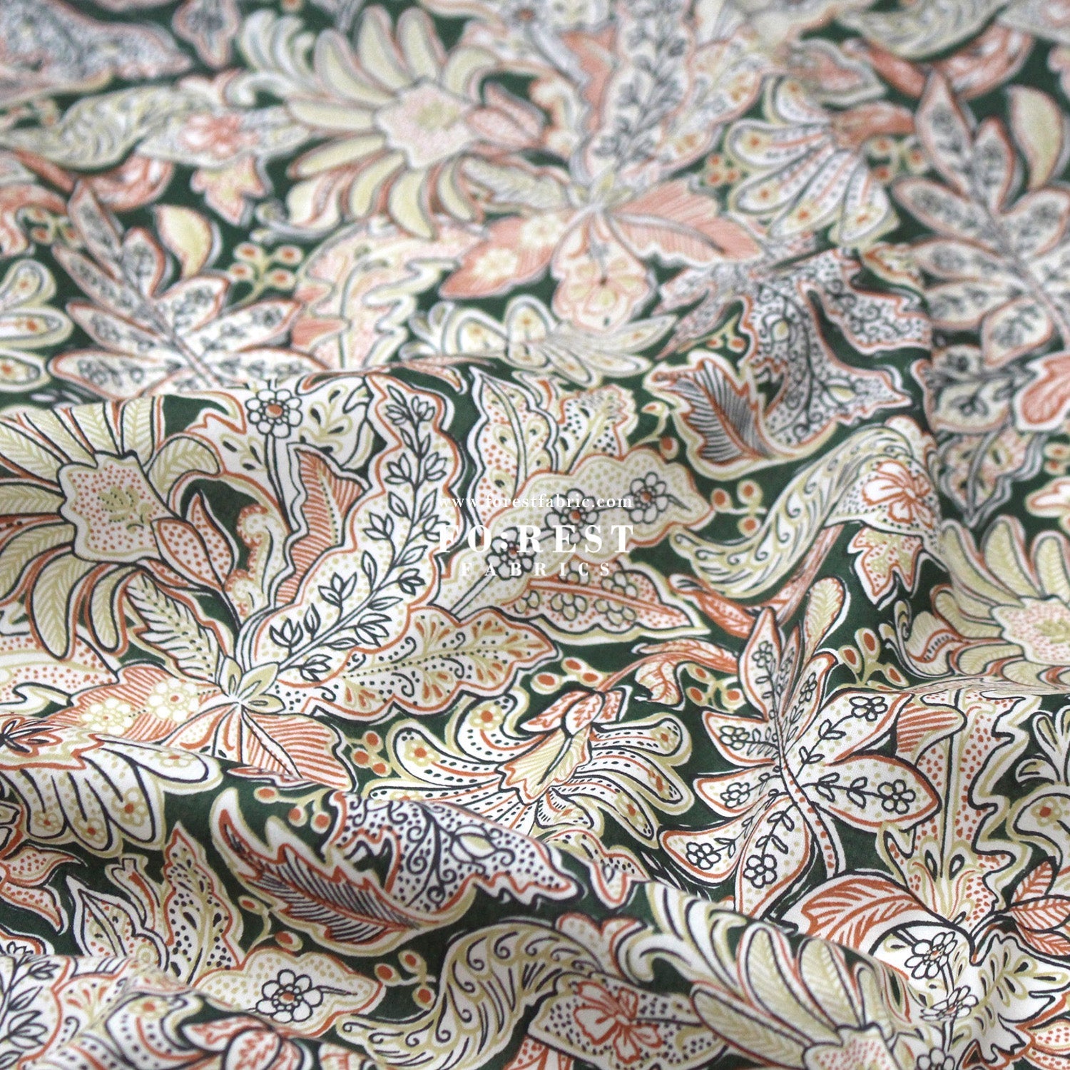Liberty of London (Tana Lawn™ Cotton Fabric) - Enzo Antonio - FO:REST Fabric 布恩堂Liberty fabrictana lawnjapanese fabricykk zipper