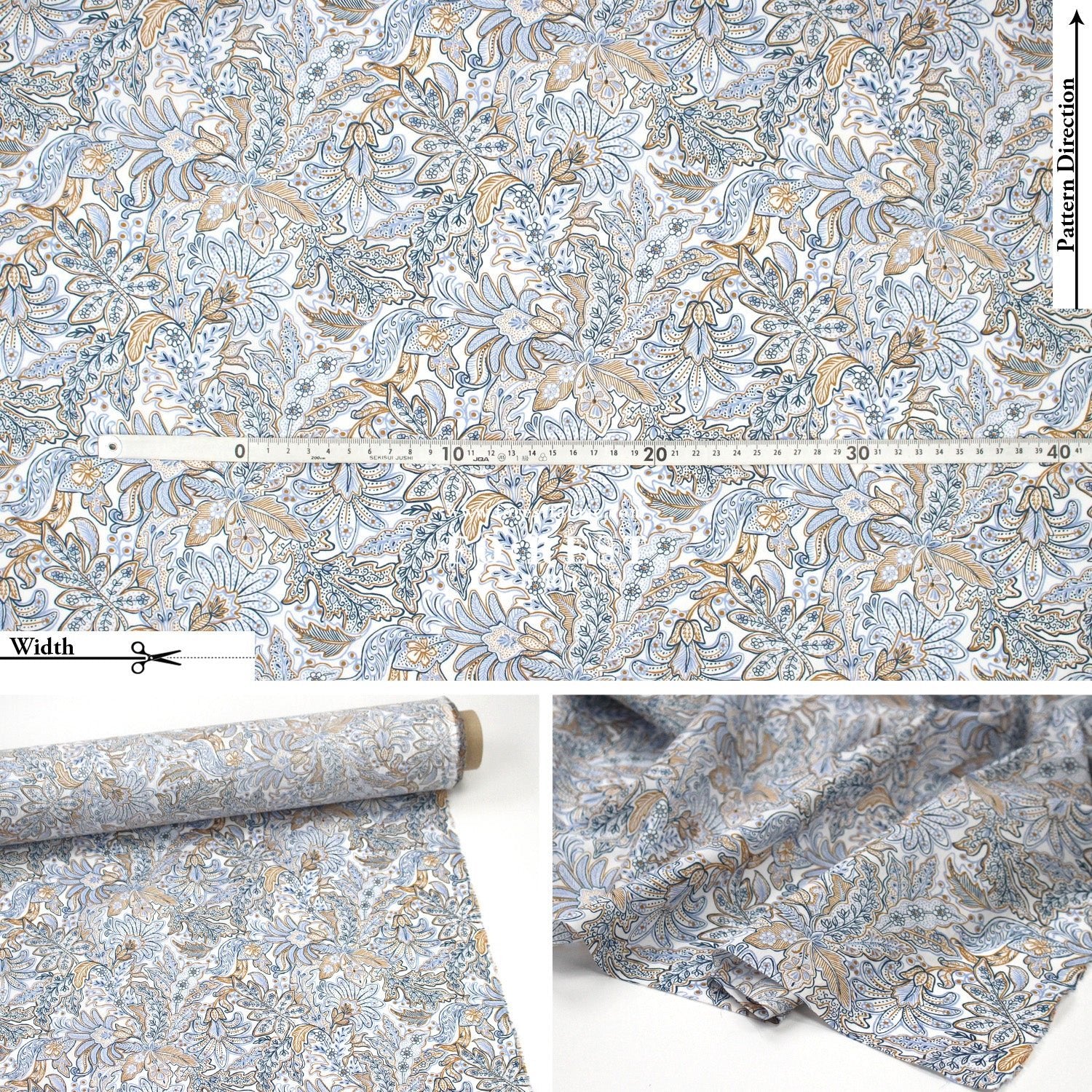 Liberty of London (Tana Lawn™ Cotton Fabric) - Enzo Antonio - FO:REST Fabric 布恩堂Liberty fabrictana lawnjapanese fabricykk zipper
