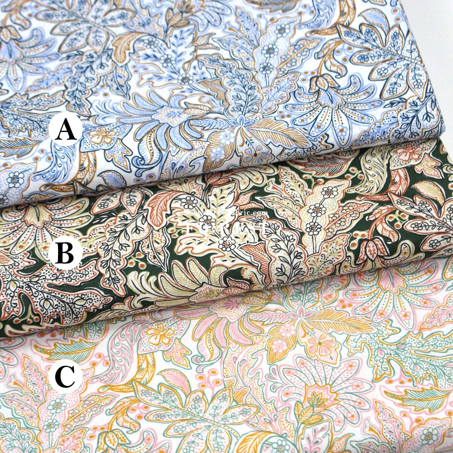 Liberty of London (Tana Lawn™ Cotton Fabric) - Enzo Antonio - FO:REST Fabric 布恩堂Liberty fabrictana lawnjapanese fabricykk zipper