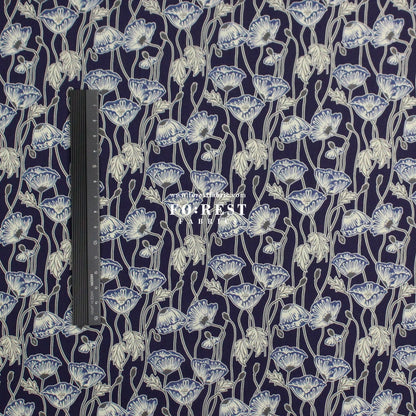 Liberty of London (Tana Lawn™ Cotton Fabric) - Erito Poppy - FO:REST Fabric 布恩堂Liberty fabrictana lawnjapanese fabricykk zipper