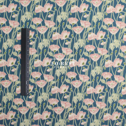 Liberty of London (Tana Lawn™ Cotton Fabric) - Erito Poppy - FO:REST Fabric 布恩堂Liberty fabrictana lawnjapanese fabricykk zipper