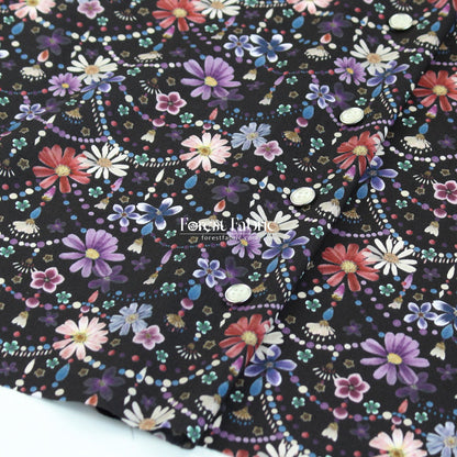 Liberty of London (Tana Lawn™ Cotton Fabric) - Floral Garland - FO:REST Fabric 布恩堂Liberty fabrictana lawnjapanese fabricykk zipper