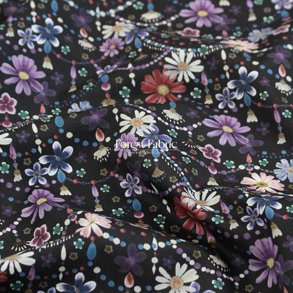 Liberty of London (Tana Lawn™ Cotton Fabric) - Floral Garland - FO:REST Fabric 布恩堂Liberty fabrictana lawnjapanese fabricykk zipper