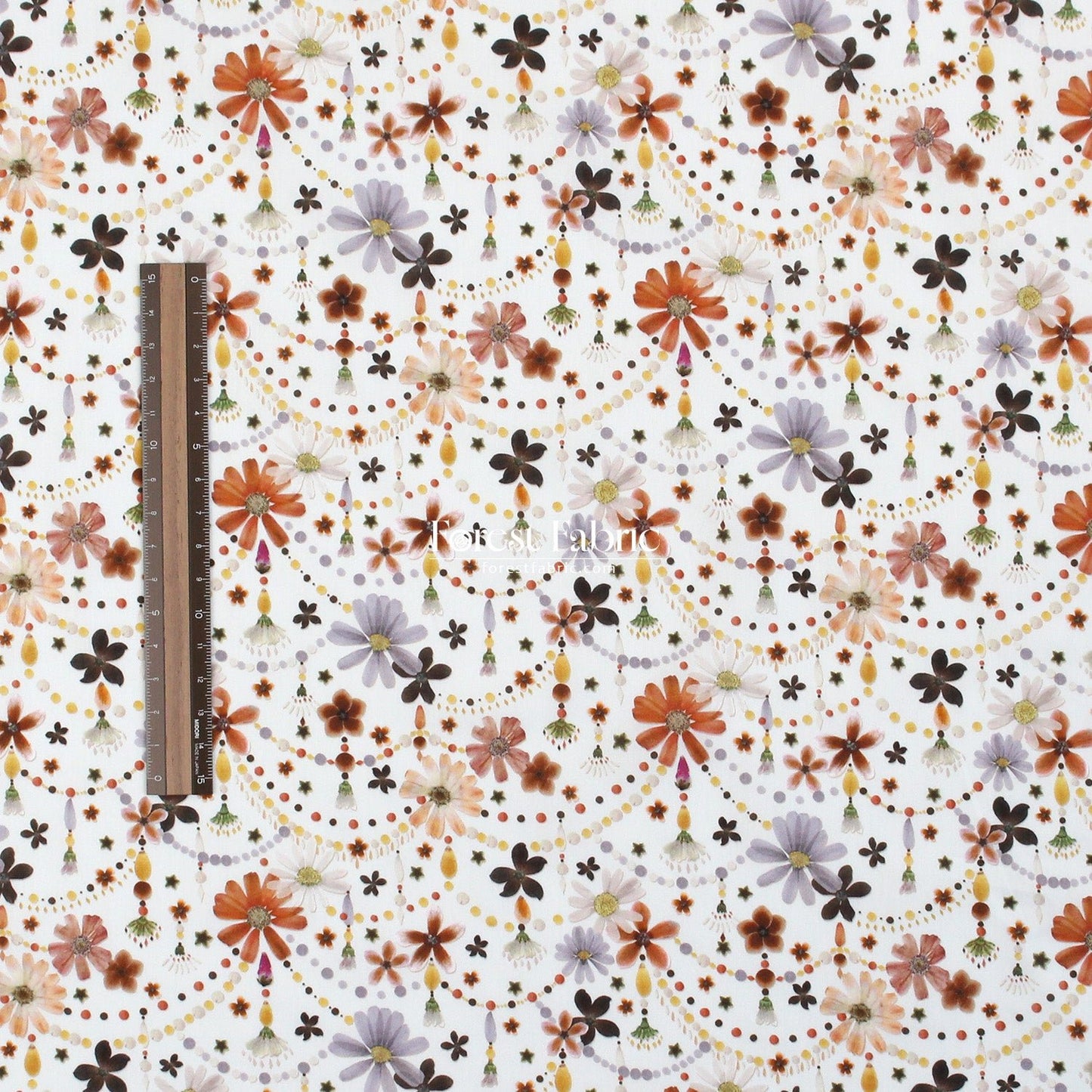 Liberty of London (Tana Lawn™ Cotton Fabric) - Floral Garland - FO:REST Fabric 布恩堂Liberty fabrictana lawnjapanese fabricykk zipper