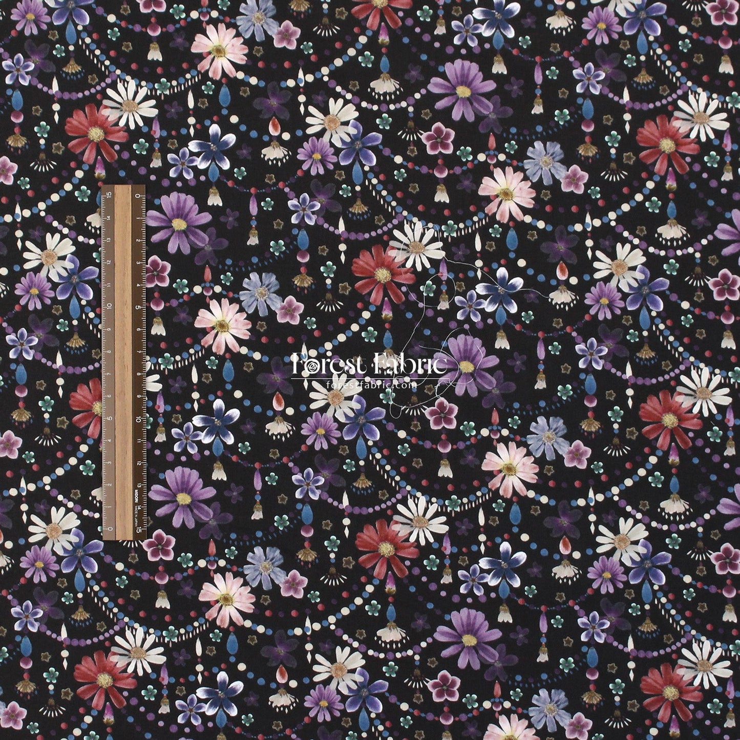 Liberty of London (Tana Lawn™ Cotton Fabric) - Floral Garland - FO:REST Fabric 布恩堂Liberty fabrictana lawnjapanese fabricykk zipper