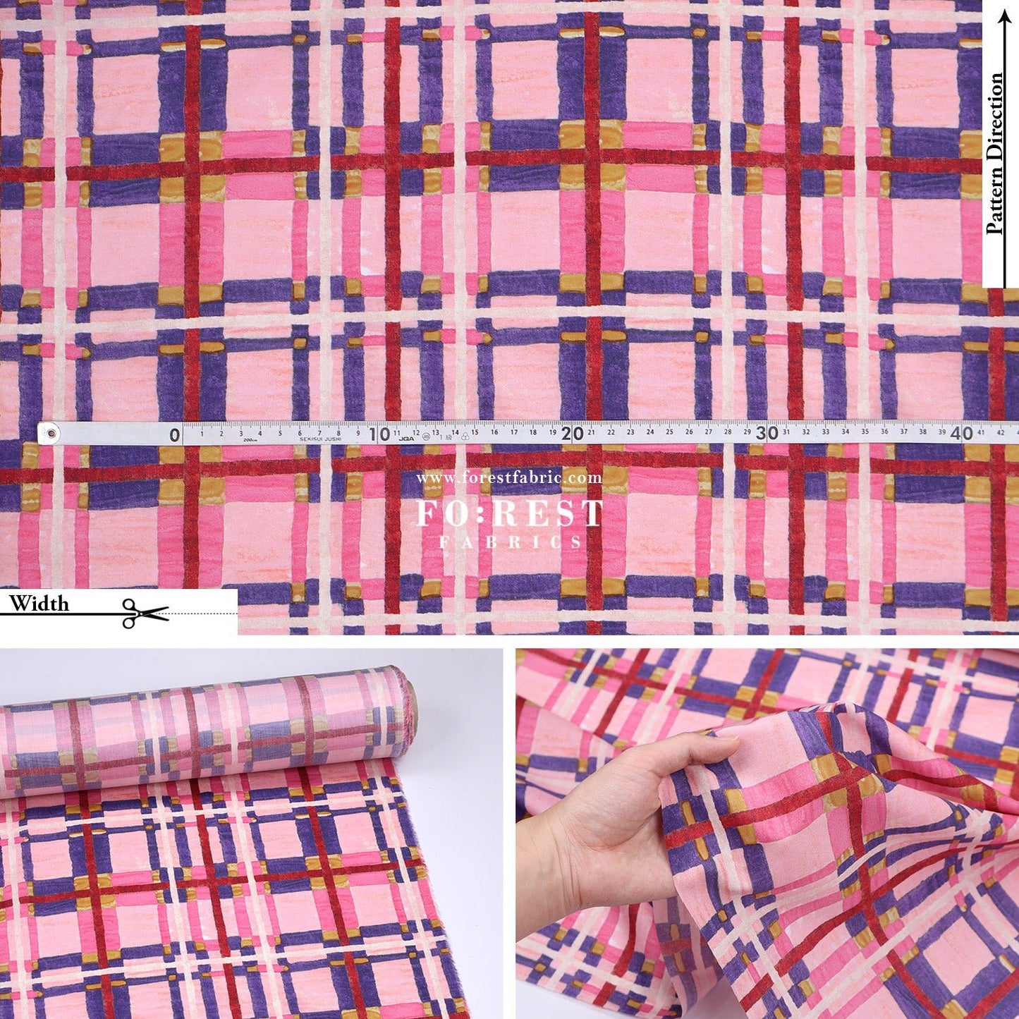 Liberty of London (Tana Lawn™ Cotton Fabric) - Florie - FO:REST Fabric 布恩堂Liberty fabrictana lawnjapanese fabricykk zipper