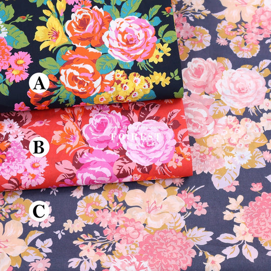 Liberty of London (Tana Lawn™ Cotton Fabric) - Flower Crown - FO:REST Fabric 布恩堂Liberty fabrictana lawnjapanese fabricykk zipper