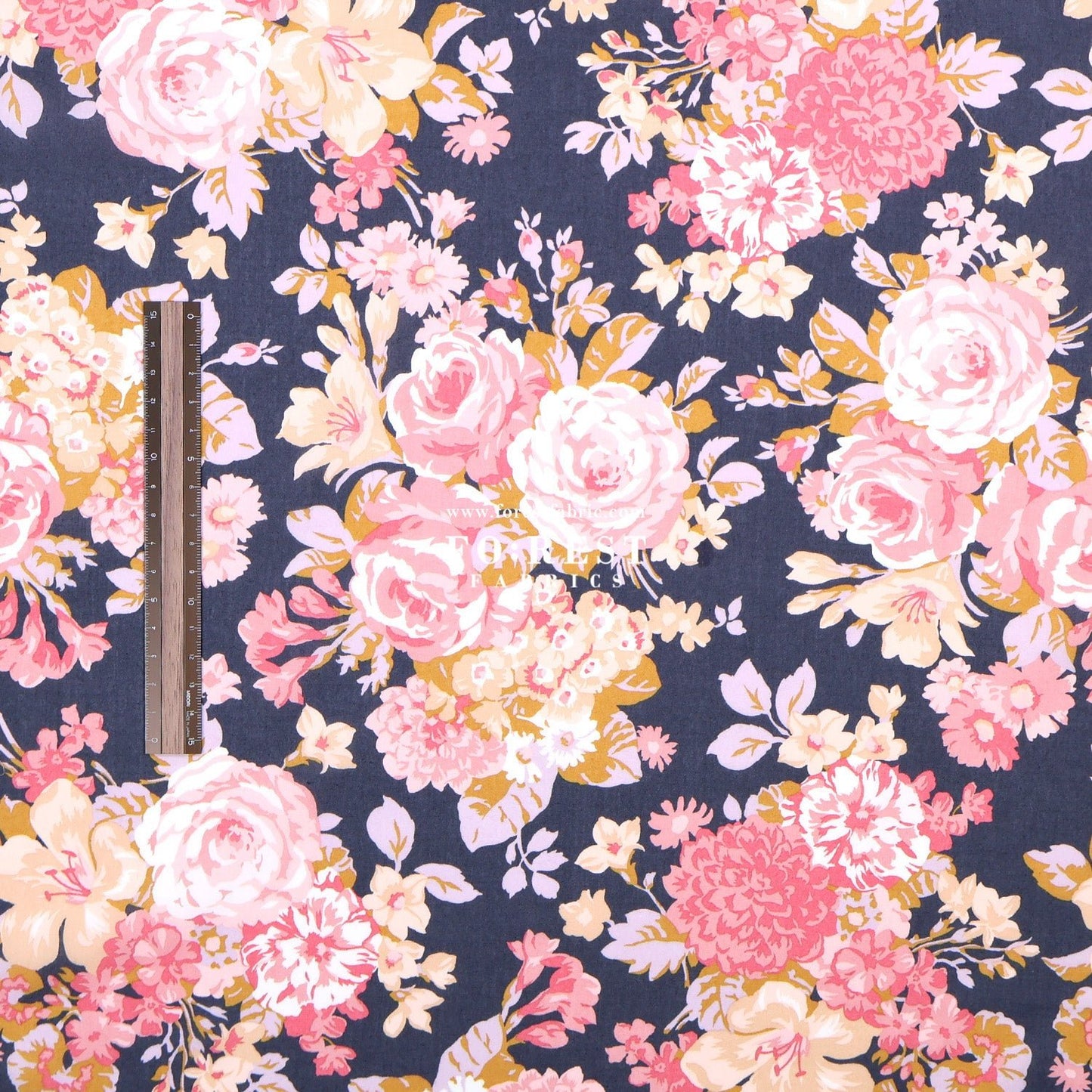 Liberty of London (Tana Lawn™ Cotton Fabric) - Flower Crown - FO:REST Fabric 布恩堂Liberty fabrictana lawnjapanese fabricykk zipper