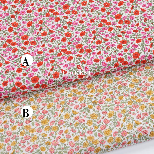 Liberty of London (Tana Lawn™ Cotton Fabric) - Freyja Daisy - FO:REST Fabric 布恩堂Liberty fabrictana lawnjapanese fabricykk zipper