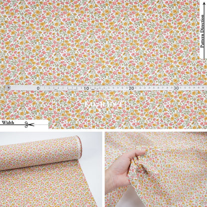 Liberty of London (Tana Lawn™ Cotton Fabric) - Freyja Daisy - FO:REST Fabric 布恩堂Liberty fabrictana lawnjapanese fabricykk zipper