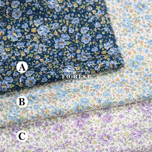 Liberty of London (Tana Lawn™ Cotton Fabric) - Gemma Medow - FO:REST Fabric 布恩堂Liberty fabrictana lawnjapanese fabricykk zipper