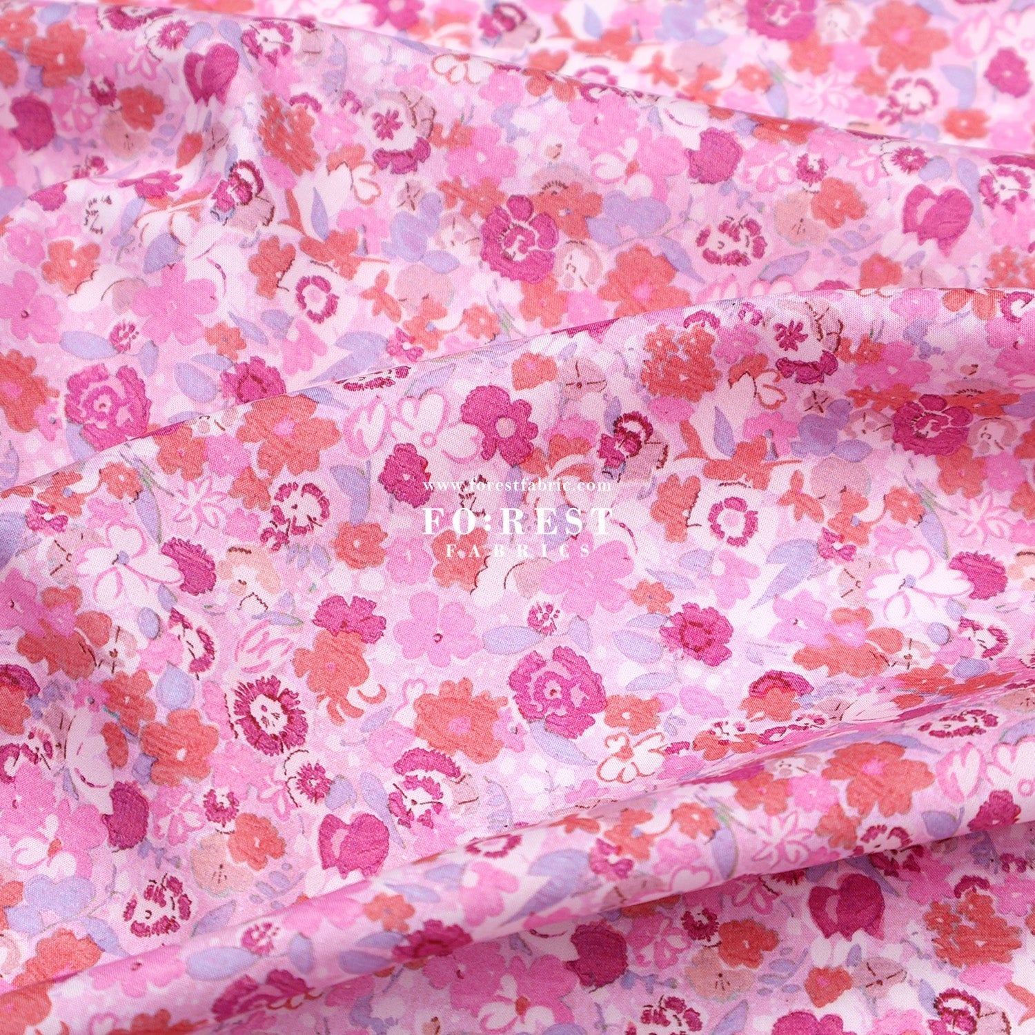 Liberty of London (Tana Lawn™ Cotton Fabric) - Georgie - FO:REST Fabric 布恩堂Liberty fabrictana lawnjapanese fabricykk zipper
