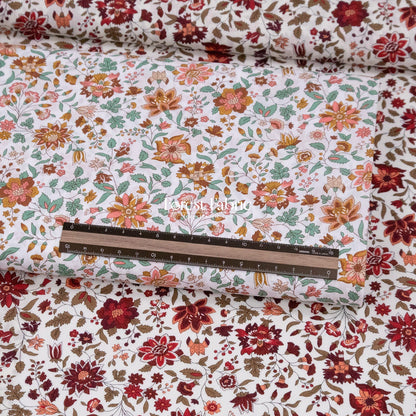 Liberty of London (Tana Lawn™ Cotton Fabric) - Grace Emily Bell - FO:REST Fabric 布恩堂Liberty fabrictana lawnjapanese fabricykk zipper