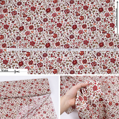 Liberty of London (Tana Lawn™ Cotton Fabric) - Grace Emily Bell - FO:REST Fabric 布恩堂Liberty fabrictana lawnjapanese fabricykk zipper