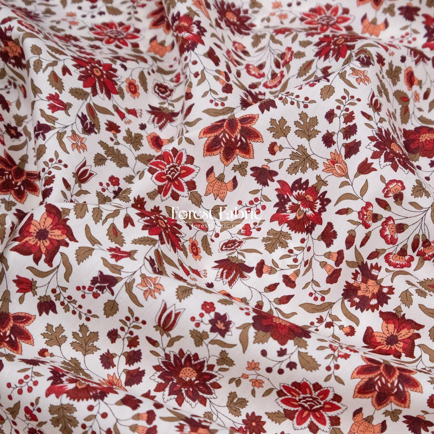 Liberty of London (Tana Lawn™ Cotton Fabric) - Grace Emily Bell - FO:REST Fabric 布恩堂Liberty fabrictana lawnjapanese fabricykk zipper